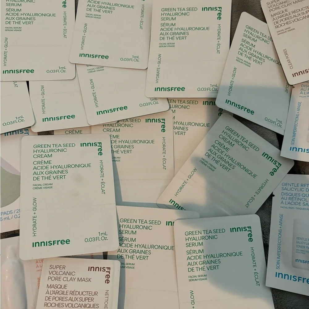 Innisfree Green Tea Seed Serum Samples - Picture 3 of 4